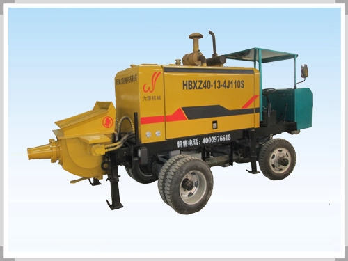 hbxz40-13-4j110s行走式混凝土輸送泵